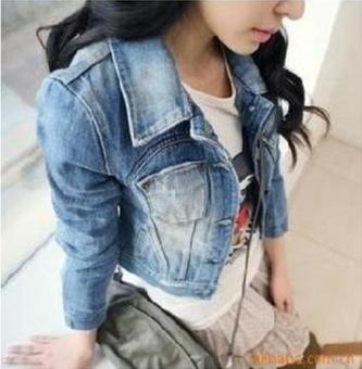 Autmn Womens Girls Sweet Princess Slim Crop Denim Jackets June 2018 - 2 Autmn Womens Girls Sweet Princess Slim Crop Denim Jackets - 2