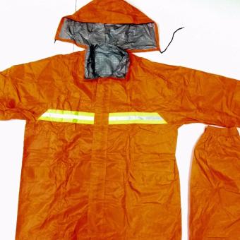 Best Quality Motorcycle Riding Rain Coat Suit With PantsXXXL(Orange) June 2018 - 2 Best Quality Motorcycle riding rain coat suit with pantsXXXL(Orange) - 2