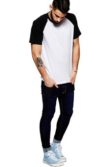 BLKSHP Classic Contrast Raglan Tee (White/Black) April 2018 - 2 BLKSHP Classic Contrast Raglan Tee (White/Black) - 2