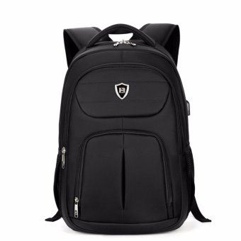 Boshikang Men Backpack Large Capacity Bagpack For Boys Daypack Laptop Back Pack Waterproof Oxford Black Student School Bag(Black) - Intl June 2018 - 2 Boshikang Men Backpack Large Capacity Bagpack for Boys Daypack Laptop Back Pack Waterproof Oxford Black Student School Bag(Black) - intl - 2