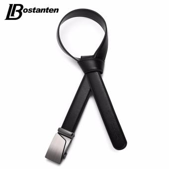 Bostanten Men's Genuine Cow Leather Belts Black With A Gift Box - Intl June 2018 - 5 Bostanten Men's Genuine Cow Leather Belts Black With A Gift Box - intl - 5