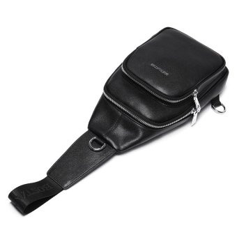 Bostanten Men's Genuine Cowhide Leather Chest Sling Bag Cross-body Newest Shoulder Bag June 2018 - 4 Bostanten Men's Genuine Cowhide Leather Chest Sling Bag Cross-body Newest Shoulder Bag - 4