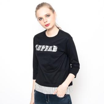 Bum Ladies Knits With Woven Combi (Black) May 2018 - 2 Bum Ladies Knits With Woven Combi (Black) - 2