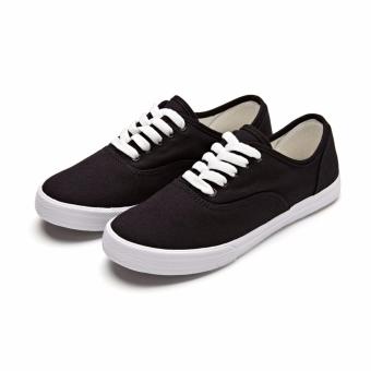 Buy 1 Take 1 Canvas Sneakers For Women - Black White April 2018 - 5 Buy 1 Take 1 Canvas Sneakers for Women - Black White - 5
