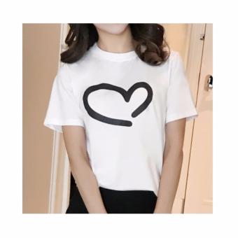 Buy 1 Take 1 Cotton Shirts With Heart Style Print - Black And White June 2018 - 4 Buy 1 Take 1 Cotton Shirts With Heart Style Print - Black and White - 4