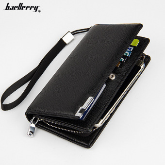 BYT Baellery Premium PU Leather Long Men Wallet Handbag PA404(Black) June 2018 - 2 BYT Baellery Premium PU Leather Long Men Wallet Handbag PA404(Black) - 2