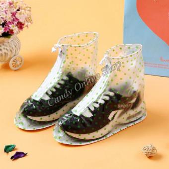 Candy Online Waterproof Non-slip Rain Shoe Covers (Green) July 2018 - 2 Candy Online Waterproof Non-slip rain shoe covers (Green) - 2