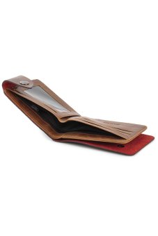 Casual Folding Split Leather Wallet For Men Coffee June 2018 - 5 Casual Folding Split Leather Wallet for Men Coffee - 5