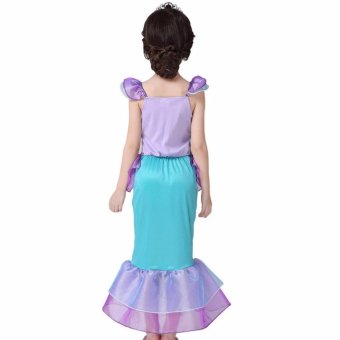 Children Baby Girl Clothes Little Mermaid Fancy Kids Girls Mermaid Dresses Princess Ariel Cosplay Halloween Costume Mermaid-tail - Intl June 2018 - 2 Children Baby Girl Clothes Little Mermaid Fancy Kids Girls Mermaid Dresses Princess Ariel Cosplay Halloween Costume mermaid-tail - intl - 2