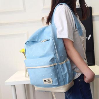 Clearance Sale !!! Pilot 9003 Korean 3-Pieces Leisure Style OxfordCanvas Laptop Shoulder Bag Hand Pouch Casual Backpack Bag WithPouch(Light Blue) June 2018 - 2 Clearance Sale !!! Pilot 9003 Korean 3-Pieces Leisure Style OxfordCanvas Laptop Shoulder Bag Hand Pouch Casual Backpack Bag WithPouch(Light Blue) - 2