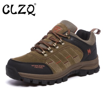 CLZQ 2017 New Men And Women Outdoor Hiking Shoes WaterproofAnti-skid Wear-resistant Climbing Sports Outdoor Footwear-Khaki -intl June 2018 - 2 CLZQ 2017 New Men and Women Outdoor Hiking Shoes WaterproofAnti-skid Wear-resistant Climbing Sports Outdoor Footwear-Khaki -intl - 2