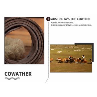 COWATHER Men's 100% Soft Top Genuine Cow Leather Buckle Dress Belt Vintage Alloy Buckle Belt For Men Male Waist Strap 110-130cm Men Belt Black Brown June 2018 - 3 COWATHER Men's 100% Soft Top Genuine Cow Leather Buckle Dress Belt Vintage Alloy Buckle Belt for Men Male Waist Strap 110-130cm Men Belt Black Brown - 3