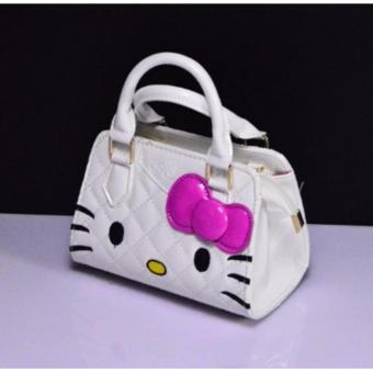 Cute Girl Hello Kitty Handbag Bag/Sling Bag (White) April 2018 - 2 Cute Girl Hello Kitty Handbag Bag/Sling Bag (White) - 2