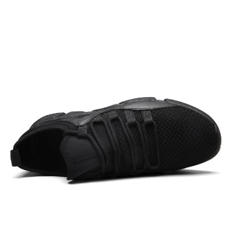 CYOU Running Shoes Light Weight Mesh Sports Shoes Jogging Sneakers For Man Outdoor Flat Walking Trend Shoes Kasut Lelaki (Black) - Intl June 2018 - 2 CYOU Running Shoes Light Weight Mesh Sports Shoes Jogging Sneakers For Man Outdoor Flat Walking Trend Shoes Kasut Lelaki (Black) - intl - 2