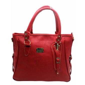 Elena E336Shoulder Bag With Sling And Wallet (Red) June 2018 - 2 Elena E336Shoulder Bag With Sling And Wallet (Red) - 2