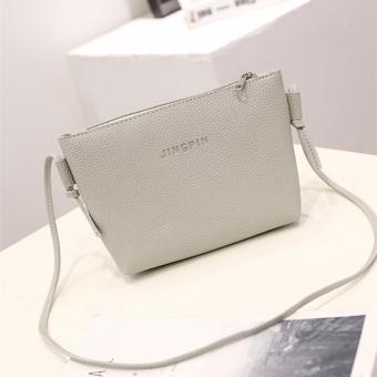 Fashion 3 In 1 Jingpin PU Leather Shoulder Bag Set (Grey) April 2018 - 3 Fashion 3 in 1 Jingpin PU Leather Shoulder Bag Set (Grey) - 3