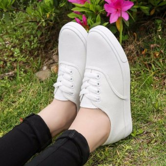 Fashion Canvas White Sneakers For Women June 2018 - 3 Fashion Canvas White Sneakers For Women - 3