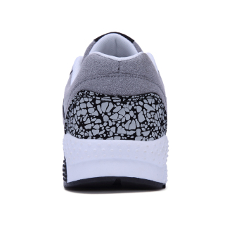 Fashion Casual Men Lace Up Running Sneakers Shoes (GREY) - Intl July 2018 - 3 Fashion Casual Men Lace Up Running Sneakers Shoes (GREY) - Intl - 3