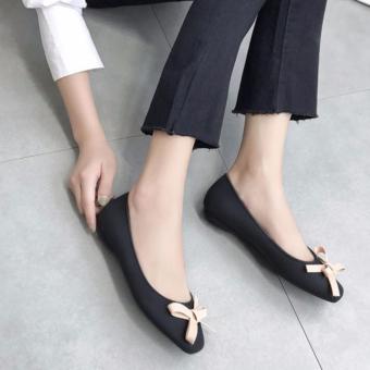 Fashion Jelly Doll Shoes Flats For Women - Black June 2018 - 3 Fashion Jelly Doll Shoes Flats for Women - Black - 3
