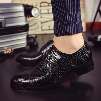 Fashion Luxury Men Formal Leather Shoes (Black) - Intl April 2018 - 2 Fashion Luxury Men Formal Leather Shoes (Black) - intl - 2