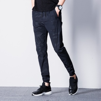 Fashion Men's Camo Army Color Casual Jogger Long Pants-DarkBlue(CN858) - Intl June 2018 - 3 Fashion Men's Camo Army Color Casual Jogger Long Pants-DarkBlue(CN858) - intl - 3