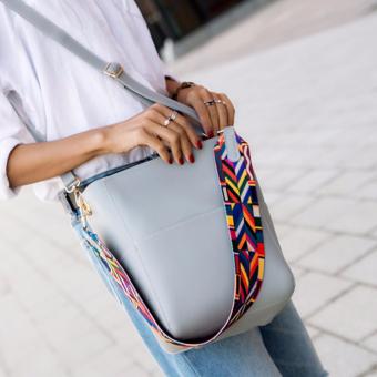 Fashion Ribbon One Shoulder Tassel Lash Package( Grey) June 2018 - 2 Fashion ribbon one shoulder tassel lash package( grey) - 2
