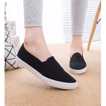 Fashion Slip On Loafers For Women - Black June 2018 - 2 Fashion Slip On Loafers for Women - Black - 2