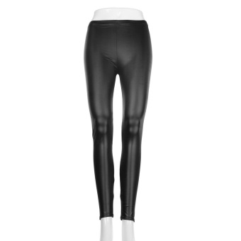 Fashion Style Tights Women Sexy Wet Look Shiny Faux Leather Leggings ...
