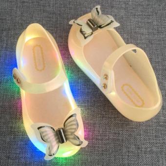 FIREWORK Children Crystal Flat Shoes Kids Girl LED Light Sandals June 2018 - 5 FIREWORK Children Crystal Flat Shoes Kids Girl LED Light Sandals - 5