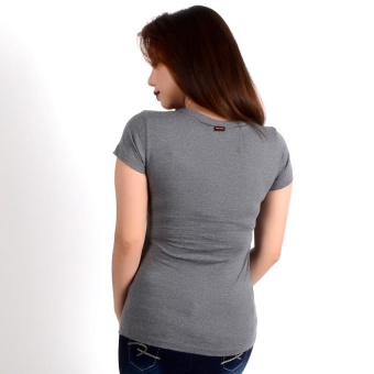 Fubu Queens FGT01-856 Round Neck T-Shirt (Dk.H.Gray) June 2018 - 3 Fubu Queens FGT01-856 Round Neck T-Shirt (Dk.H.Gray) - 3
