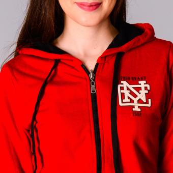 Fubu Queens Hoodie FGT16-005 (Red/Black) June 2018 - 4 Fubu Queens Hoodie FGT16-005 (Red/Black) - 4
