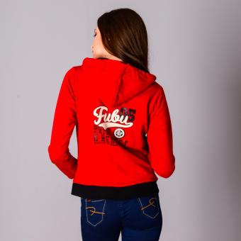 Fubu Queens Hoodie FGT16-005 (Red/Black) June 2018 - 3 Fubu Queens Hoodie FGT16-005 (Red/Black) - 3