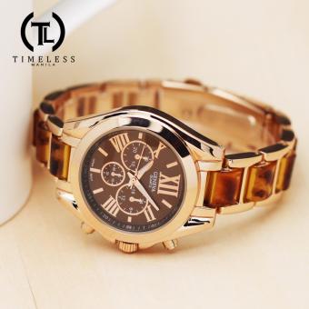 Geneva Amanda Rosegold Two Tone (Brown Animal Print) June 2018 - 2 Geneva Amanda Rosegold Two Tone (Brown Animal Print) - 2
