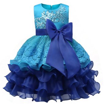 Girl Dress Children Kids Dresses For Girls 3 4 5 6 7 8 YearBirthday Outfits Dresses Girls Evening Party Formal Wear Pink -intl June 2018 - 4 Girl Dress Children Kids Dresses For Girls 3 4 5 6 7 8 YearBirthday Outfits Dresses Girls Evening Party Formal Wear Pink -intl - 4