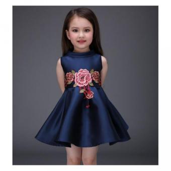 Girls Embroidery Flower Dress June 2018 - 2 Girls embroidery flower dress - 2