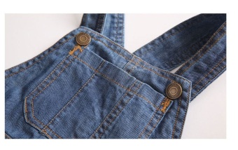Grandwish Kid Denim Overall Loose Pants Jeans 24M-10T (Blue) - Intl June 2018 - 4 Grandwish Kid Denim Overall Loose pants Jeans 24M-10T (Blue) - intl - 4