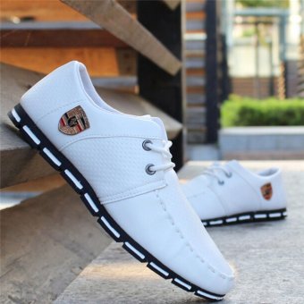 HengSong Fall New Fashion Men 's Casual Shoes White June 2018 - 2 HengSong Fall New Fashion Men 's Casual Shoes White - 2