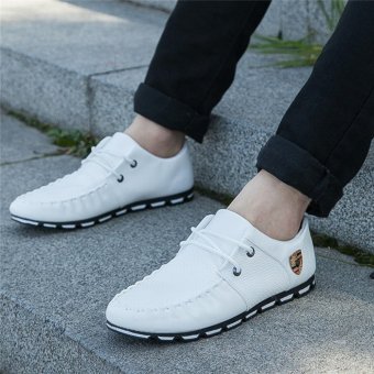 HengSong Fall New Fashion Men 's Casual Shoes White June 2018 - 3 HengSong Fall New Fashion Men 's Casual Shoes White - 3