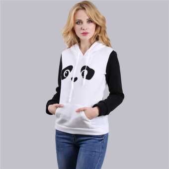 HengSong Women Ladies Casual Panda Pattern Long Sleeve Hooded Thicken Hoodies White - Intl June 2018 - 4 HengSong Women Ladies Casual Panda Pattern Long Sleeve Hooded Thicken Hoodies White - intl - 4