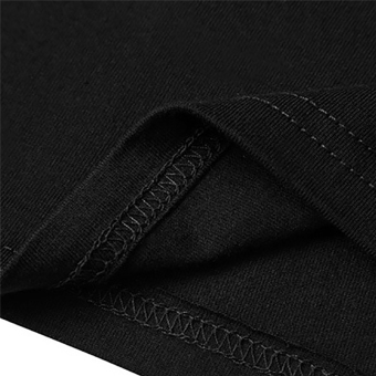 Hequ Fashion Men T-shirt Letter Printed Stretch Cotton T Shirt White Short Sleeve Tees Tops For Men Black - Intl June 2018 - 5 Hequ Fashion Men T-shirt Letter Printed Stretch Cotton T shirt White Short Sleeve Tees tops for men Black - intl - 5