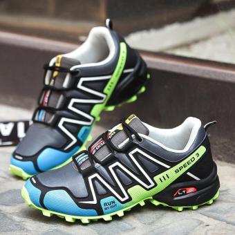 High-comfort Trail Running Shoes For Men Speed 3 Sport Shoes CrossCountry Outdoor Shoes Sneakers Running Hombre Jogging Shoes (Green)- Intl June 2018 - 2 High-comfort Trail Running Shoes For Men Speed 3 Sport Shoes CrossCountry Outdoor Shoes Sneakers Running Hombre Jogging Shoes (Green)- intl - 2