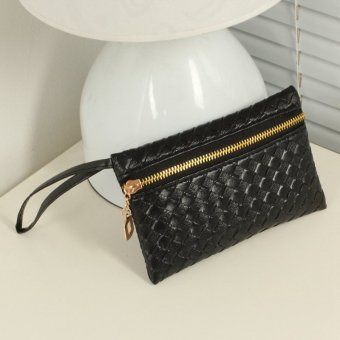 High Quality Genuine Leather Woven Women Long Wallet Famous BrandDesigner Bags Women Purses And Handbags(white,black,red,yellow,rosered) - Intl June 2018 - 3 High Quality Genuine Leather Woven Women Long Wallet Famous BrandDesigner Bags Women Purses And Handbags(white,black,red,yellow,rosered) - intl - 3