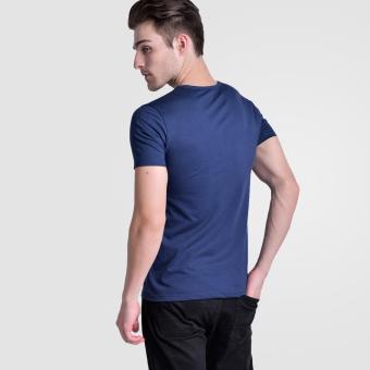 Huga V- Neck 2.0 Moroccan Tee (Navy Blue) June 2018 - 3 Huga V- Neck 2.0 Moroccan Tee (Navy Blue) - 3