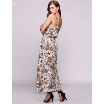 HYX HOT SALE!!!Women Elegant Spaghetti Strap Print Boho Styles Maxi Beach Casual Dress - Intl June 2018 - 5 HYX HOT SALE!!!Women Elegant Spaghetti Strap Print Boho Styles Maxi Beach Casual Dress - intl - 5