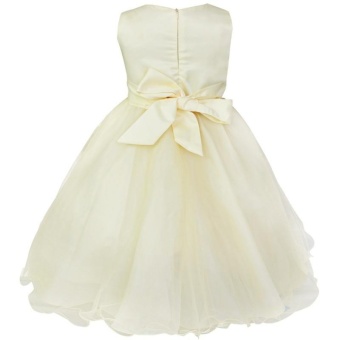 IEFiEL Fashion Kids Girl Wedding Bridesmaids Flower Tulle GirlsParty Pageant Dress Gown (color:Blue) - Intl April 2018 - 3 iEFiEL Fashion Kids Girl Wedding Bridesmaids Flower Tulle GirlsParty Pageant Dress Gown (color:Blue) - intl - 3