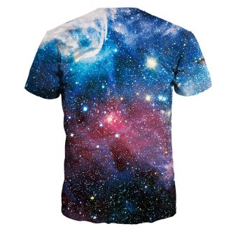 Jiayiqi Sparkly Galaxy Universe T-shirts Pretty 3D Digital PrintedTops June 2018 - 2 Jiayiqi Sparkly Galaxy Universe T-shirts Pretty 3D Digital PrintedTops - 2