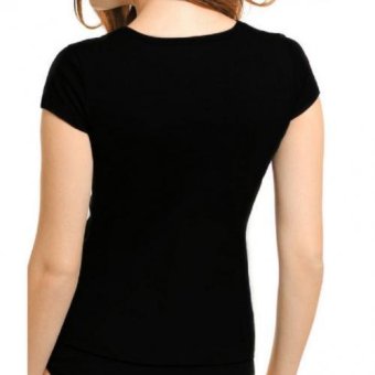 Jockey Comfies V-Neck T-Shirt (Black) June 2018 - 2 Jockey Comfies V-Neck T-Shirt (Black) - 2