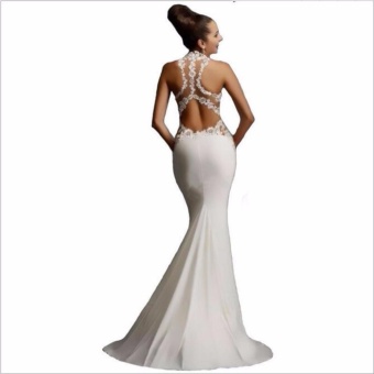 JVIVI Newest Bridesmaid Dress Formal Dress Luxury Lace EmbroideryFloor Length Formal Evening Dress Mermaid Dress Maxi Long White -intl June 2018 - 2 JVIVI Newest Bridesmaid Dress Formal Dress Luxury Lace EmbroideryFloor Length Formal Evening Dress Mermaid Dress Maxi Long White -intl - 2