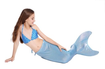 Kids Mermaid Tail Swimwear Swimmable Costume Bathing Swimsuit For 6to 14 Years - Intl June 2018 - 4 Kids Mermaid Tail Swimwear Swimmable Costume Bathing Swimsuit for 6to 14 Years - intl - 4