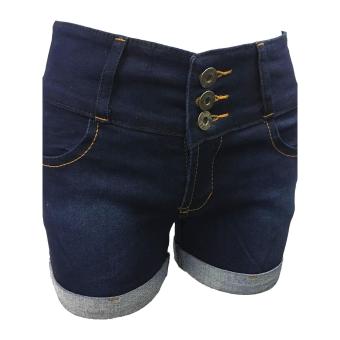 Korea High Waist Denim Shorts Female Jeans June 2018 - 2 Korea High waist denim shorts female jeans - 2